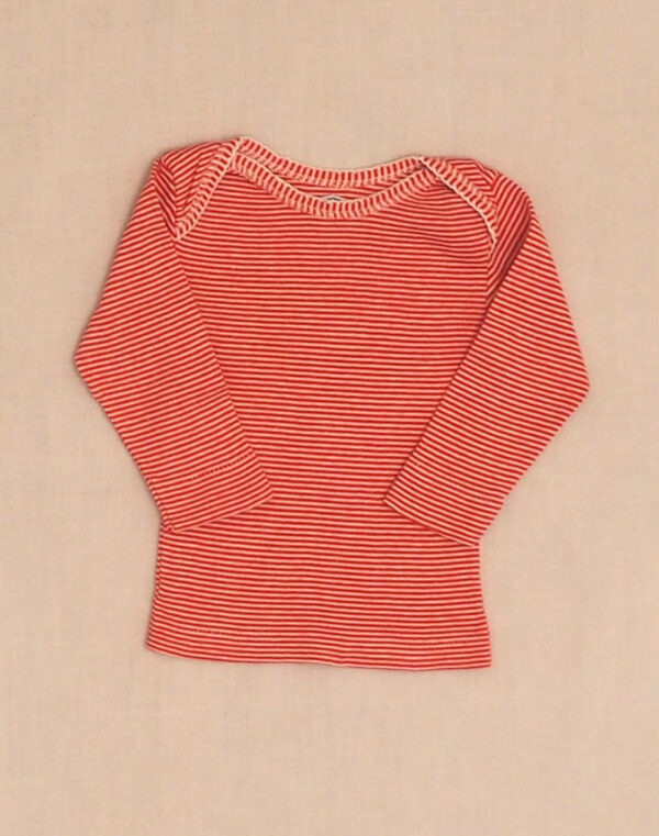 Petit Bateau long-sleeved T-shirt red