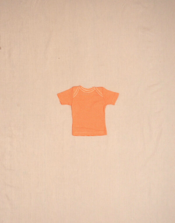 Petit Bateau orange short-sleeved T-shirt