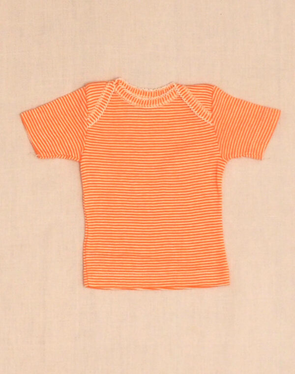 Petit Bateau orange short-sleeved T-shirt