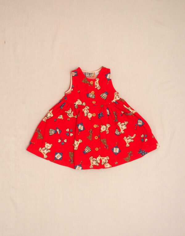 Robe ours poches en coeur