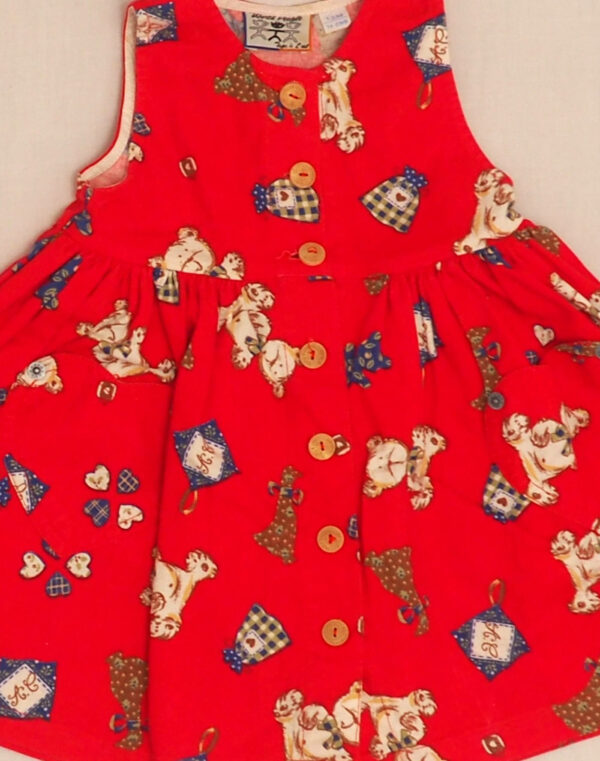 Robe ours poches en coeur