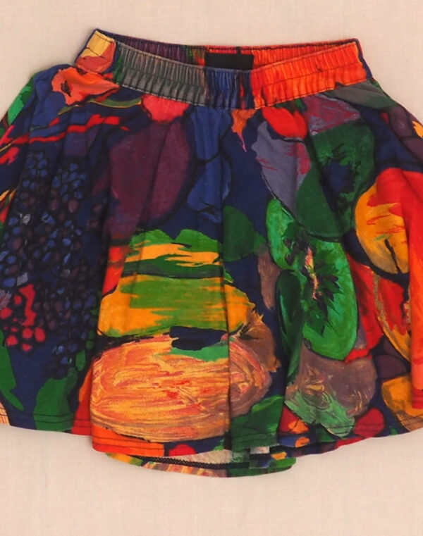 Jupe motif grands fruits