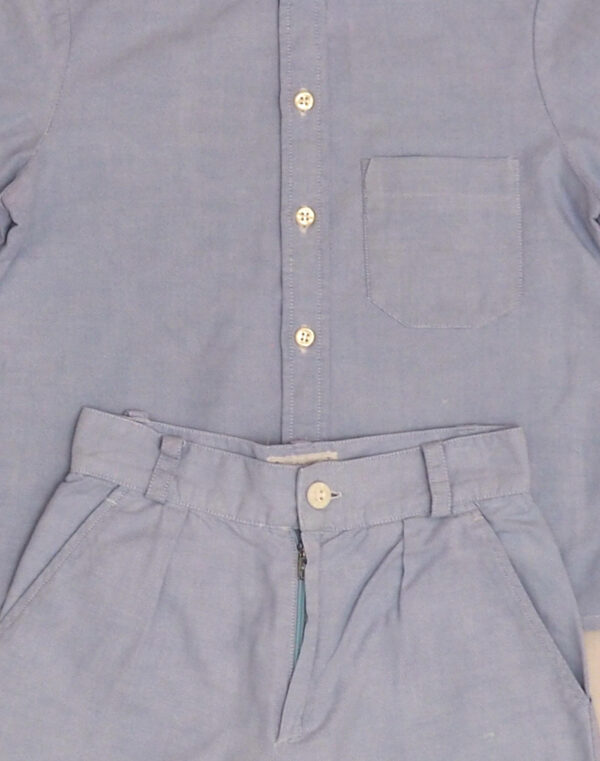 Ensemble chemisette & short chambray