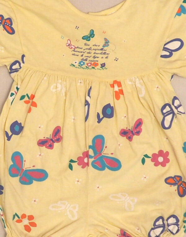 Combinaison short papillons