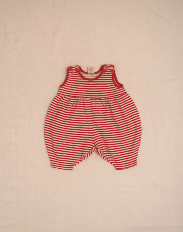 Salopette rayée oversize