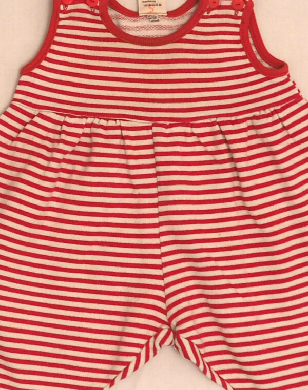 Salopette rayée oversize