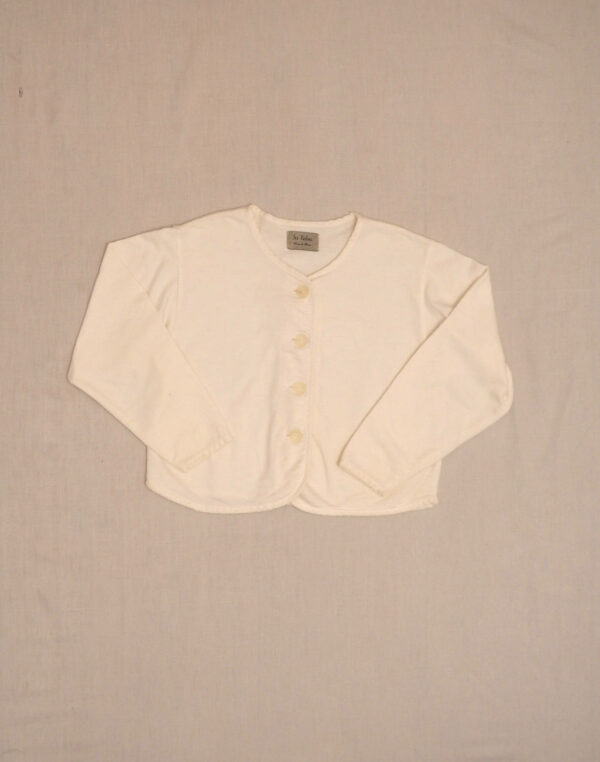 Cardigan blanc 6-7 ans