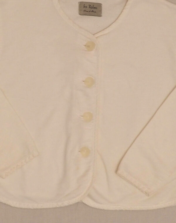 Cardigan blanc 6-7 ans