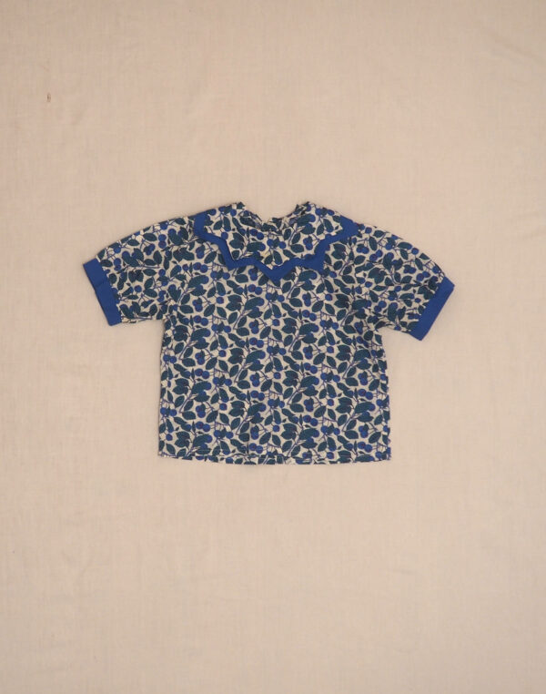 Blouse myrtille cousue main