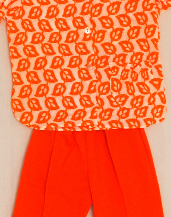 Ensemble seventies chemisette et pantalon