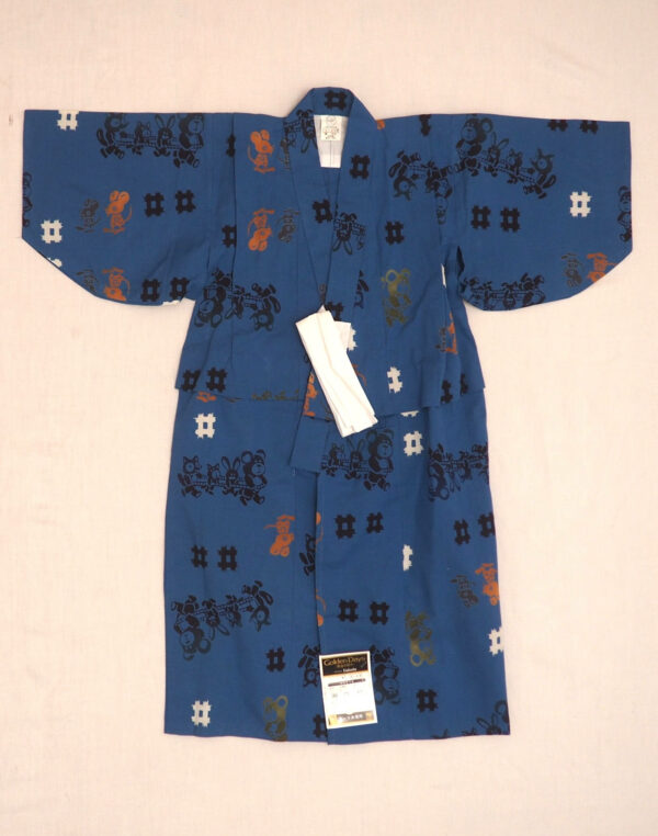 Yukata traditionnel japonais 1970