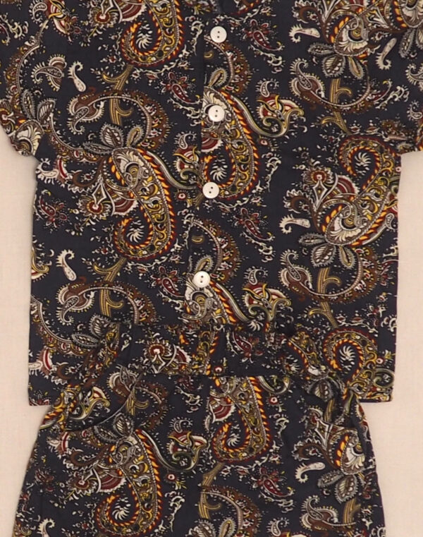 Ensemble motif cachemire
