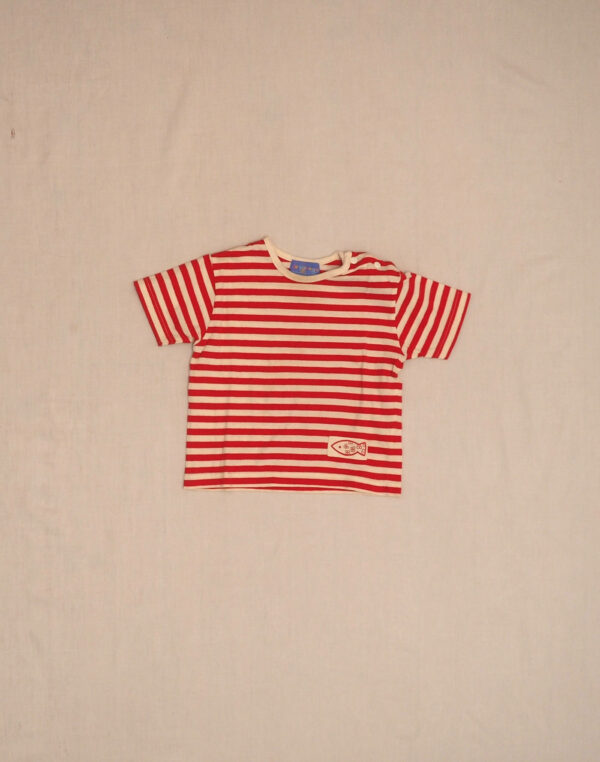 T-shirt marinière rouge