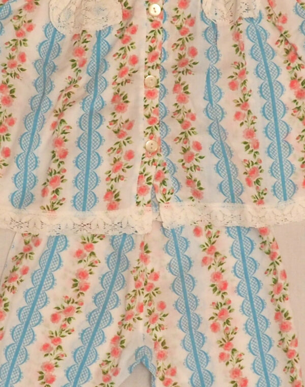 Ensemble pyjama fleuri 1970