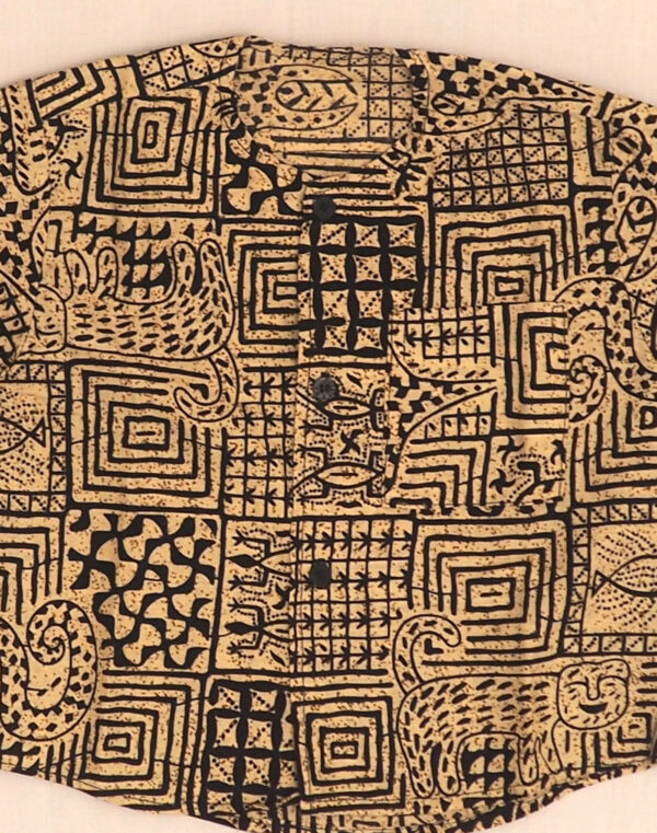 Chemisette motif wax