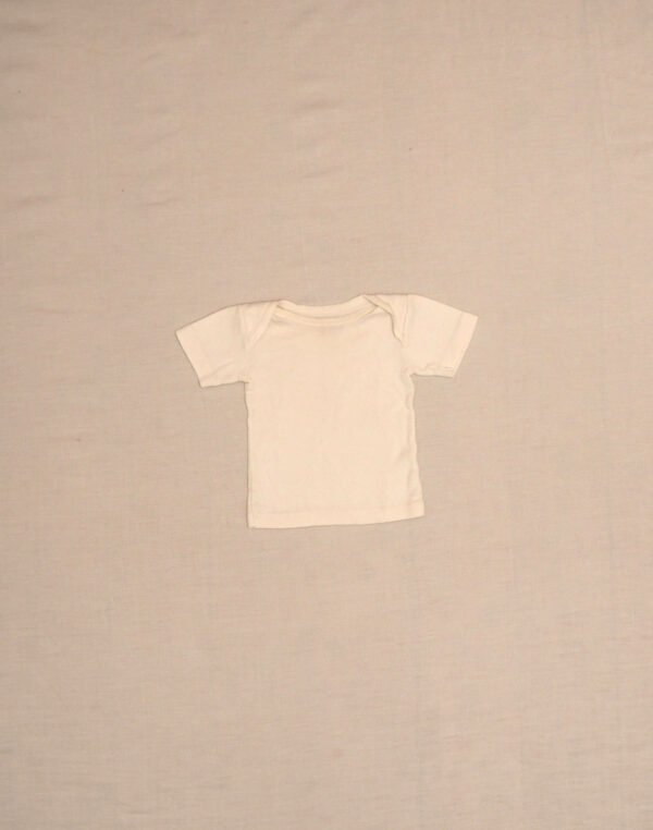 Petit Bateau white short-sleeved T-shirt