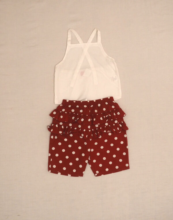 Ensemble top & short à pois