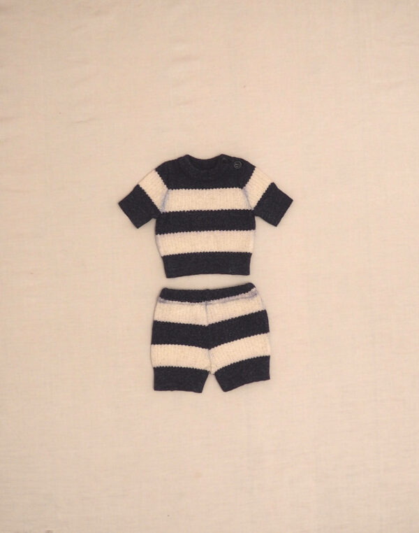 Petit Bateau knitted striped set