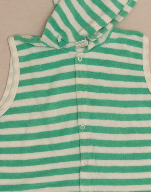 Hooded terry tank top