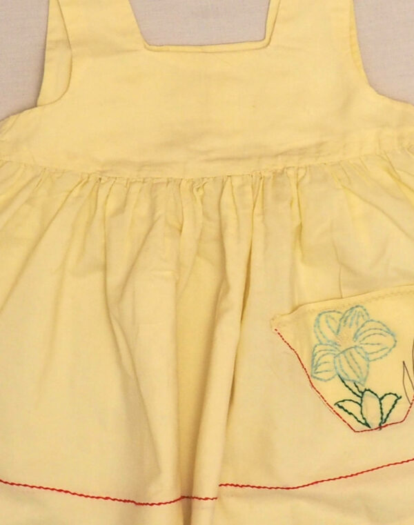 Embroidered pocket dress 1930