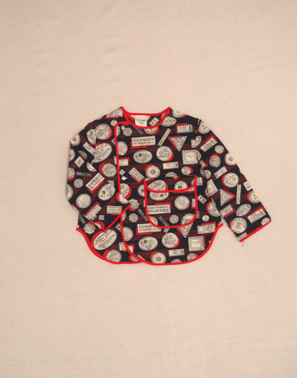Tampons pattern school blouse