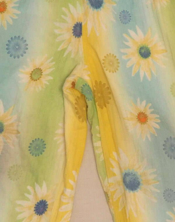 Floral & pleated pants