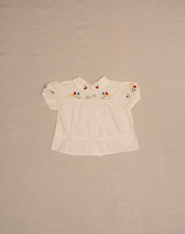 1960 hand-embroidered blouse
