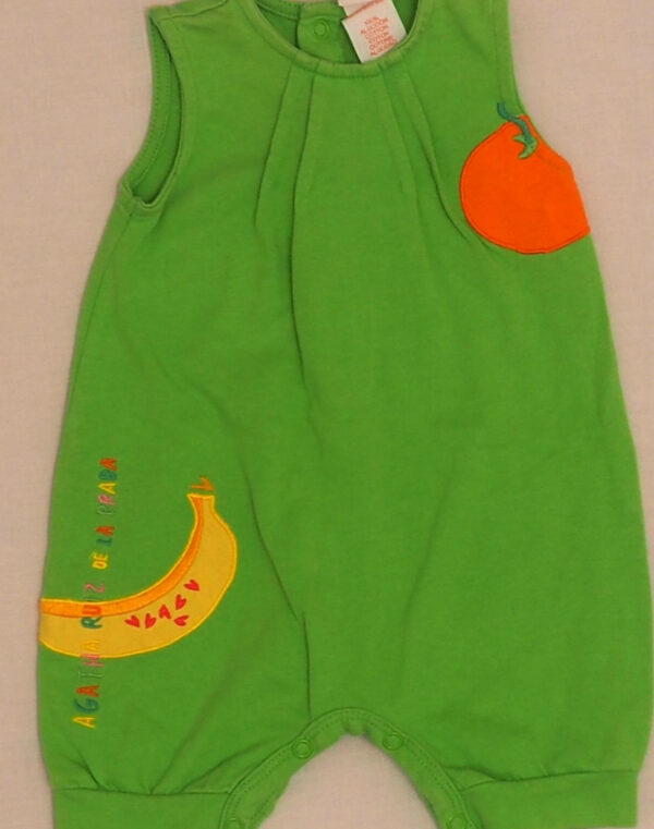 Fruit-applied romper