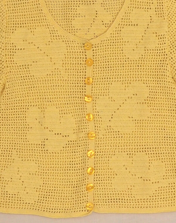 Hand-crocheted blouse