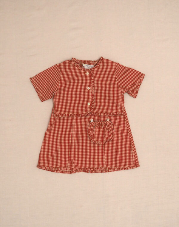 Ensemble robe et chemisette en vichy