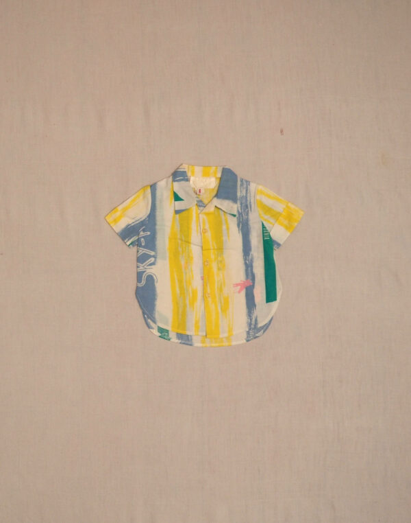 1980s striped shirt