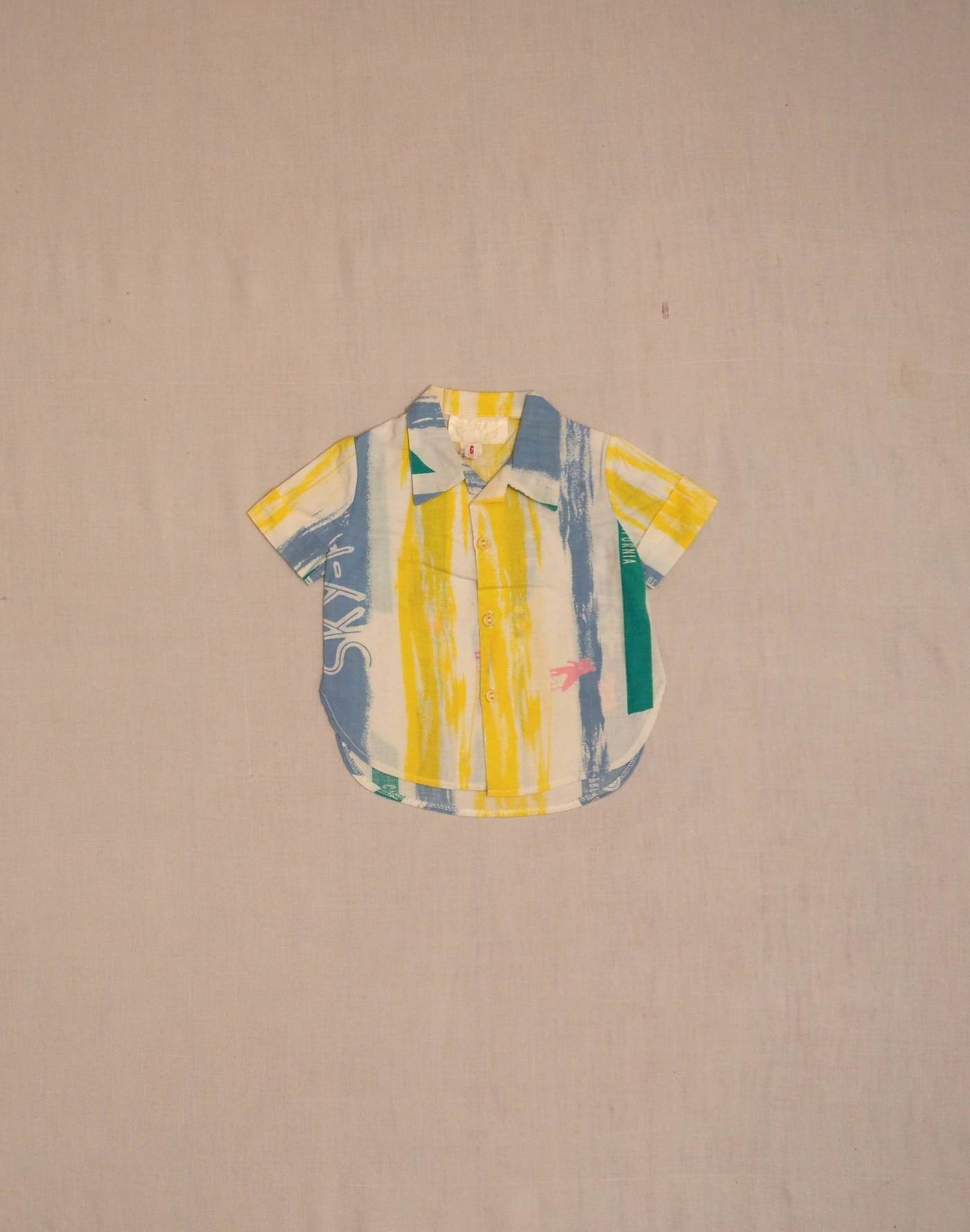 1980s striped shirt
