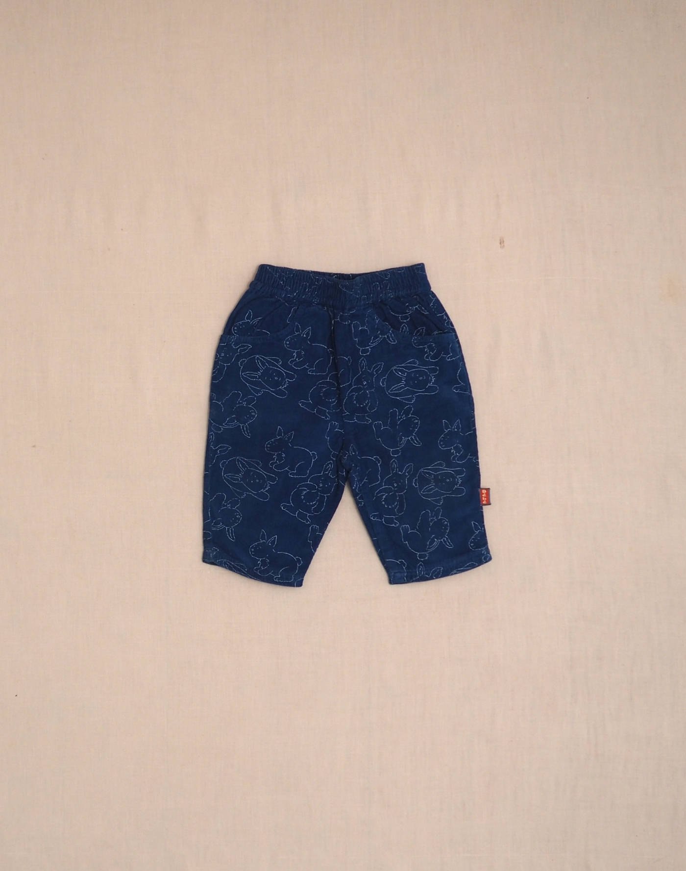 Pantalon velours lapin