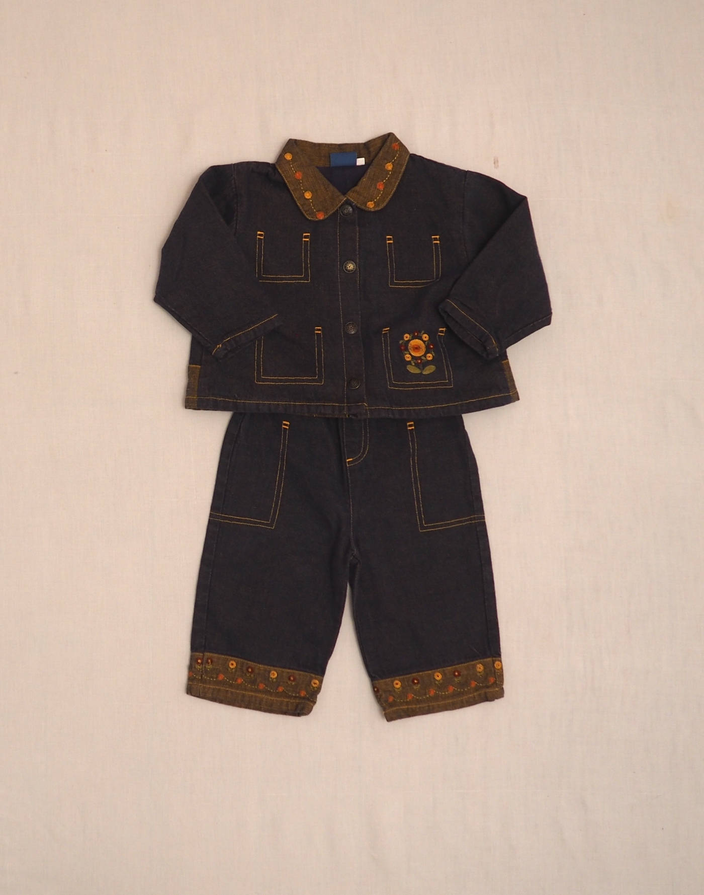 Denim jacket & pants set