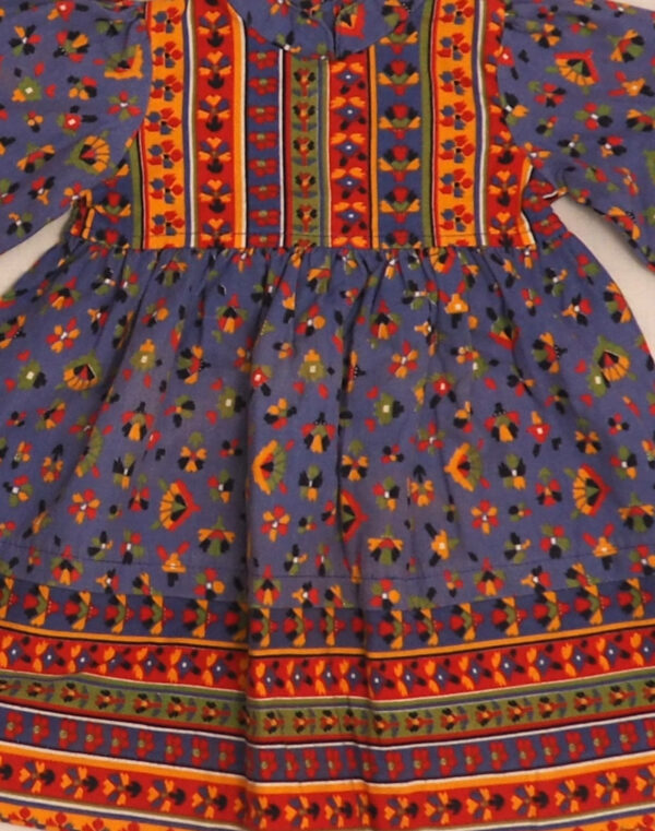 Printed winter dress