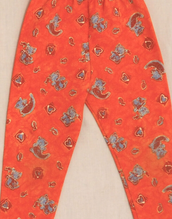 Legging orange chatons
