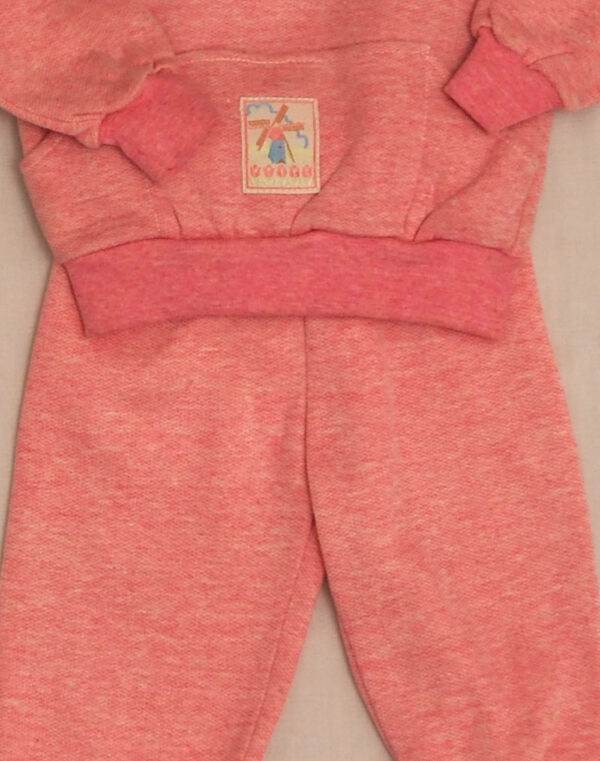 Pink jersey tracksuit 1980