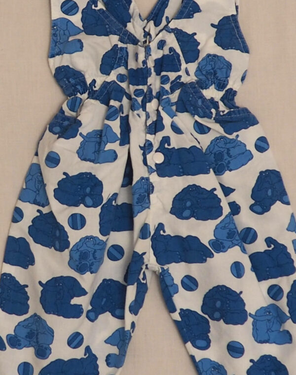 Salopette motif éléphants