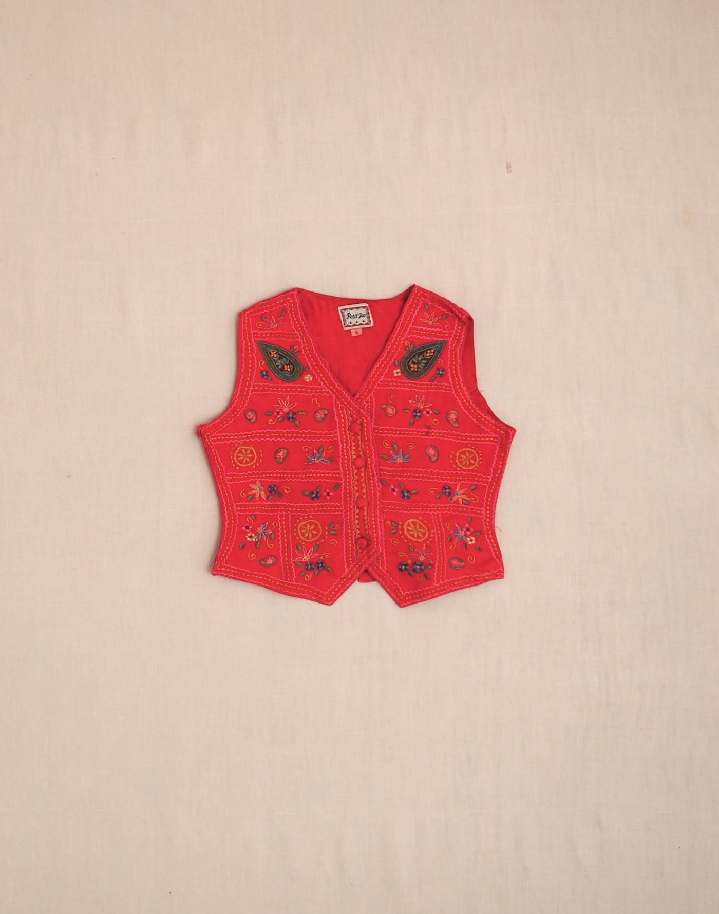 Pink embroidered jacket 5/6 years