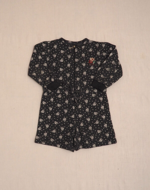 Floral jersey jumpsuit