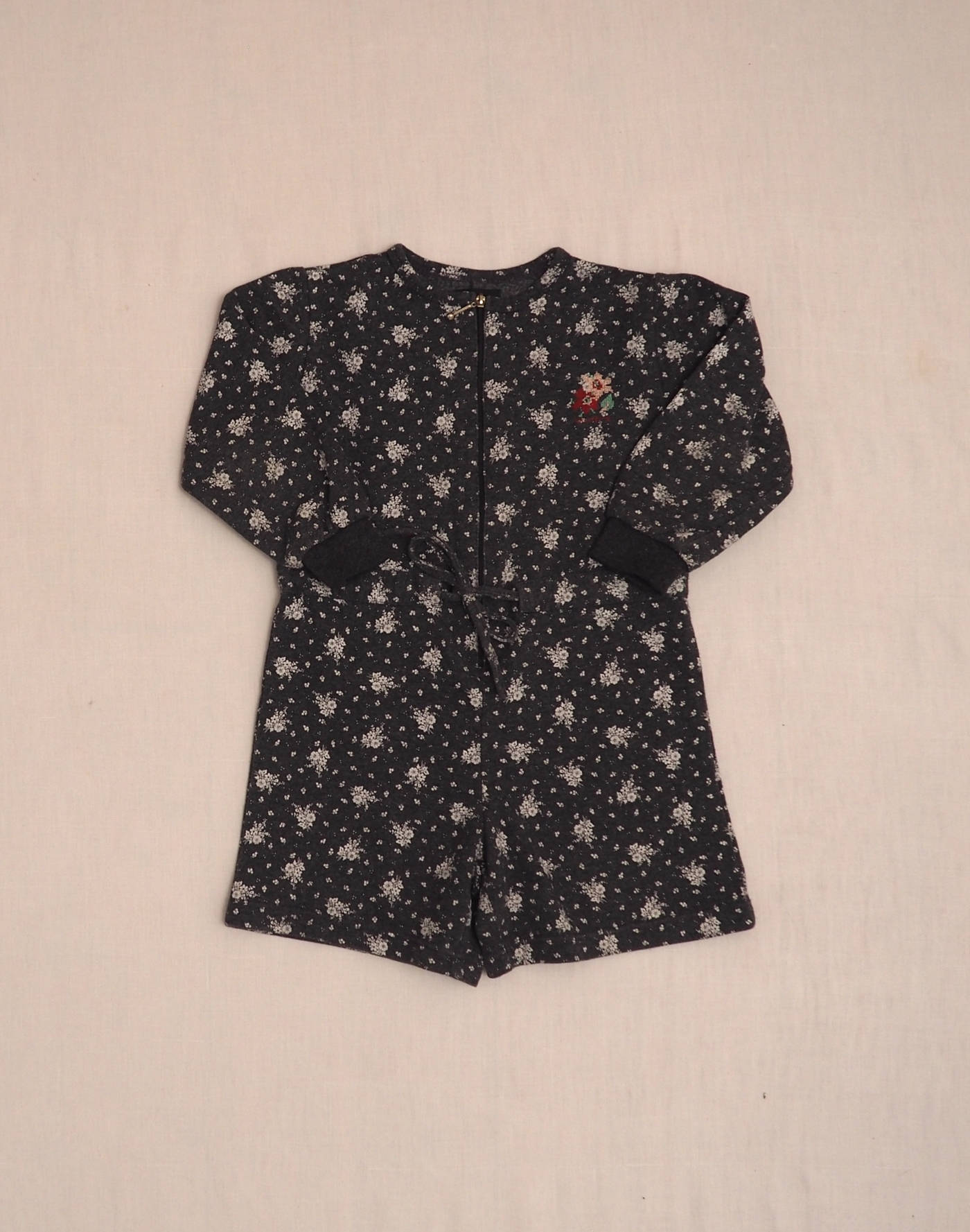 Floral jersey jumpsuit