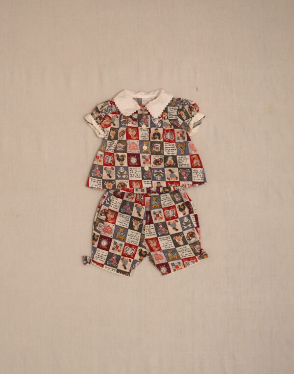 Plush shirt & shorts set