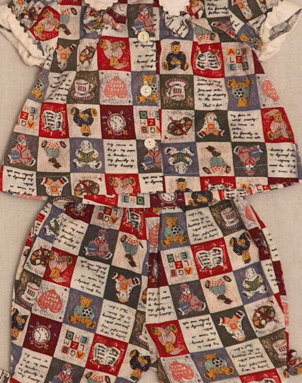 Plush shirt & shorts set