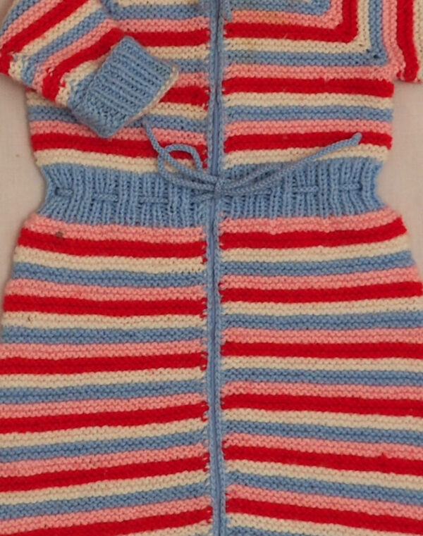 Hand-knitted winter sleeping bag