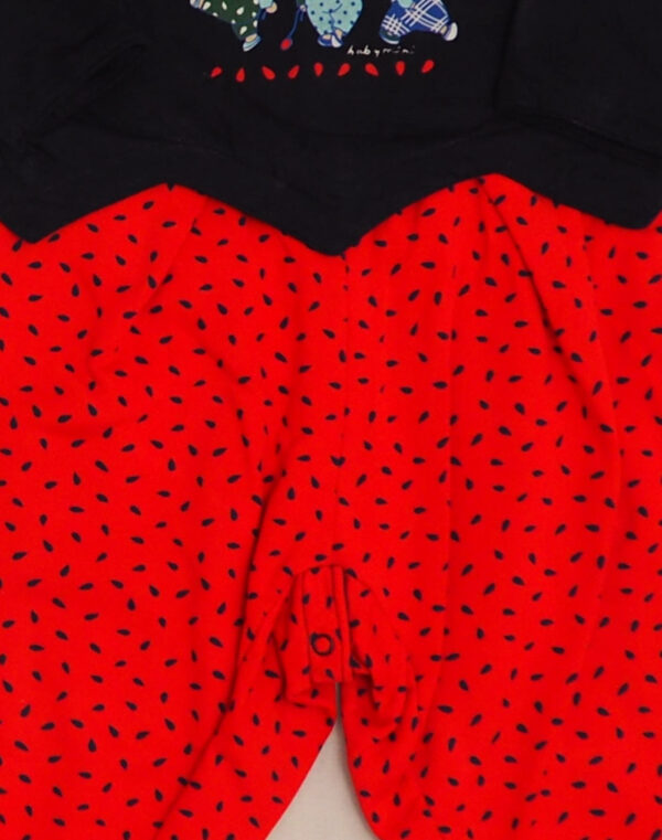 Little cats fleece jumpsuit