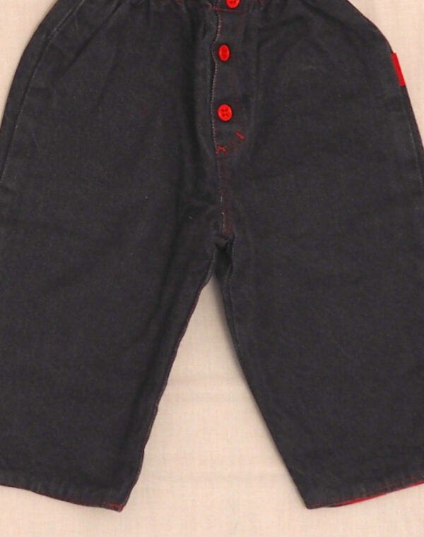 Lined grey jeans