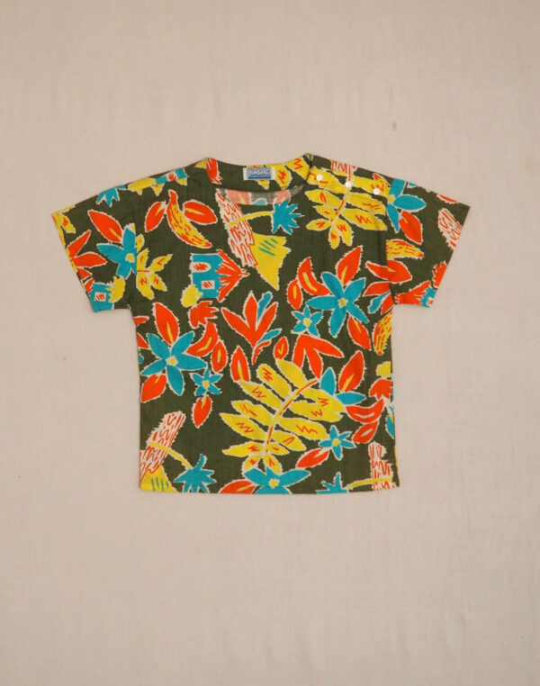 8-year-old floral blouse