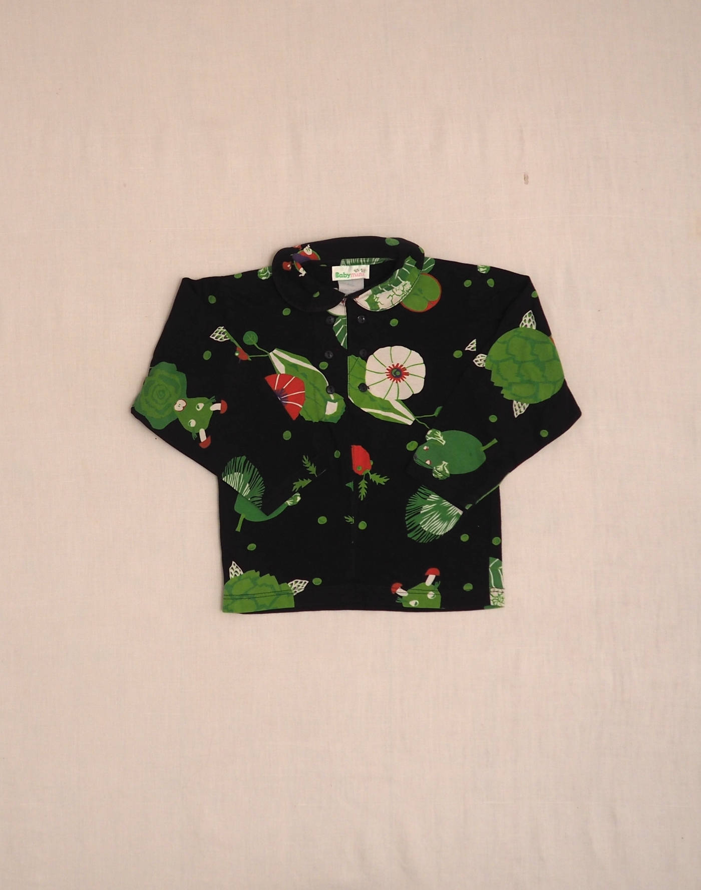 Green mouse blouse