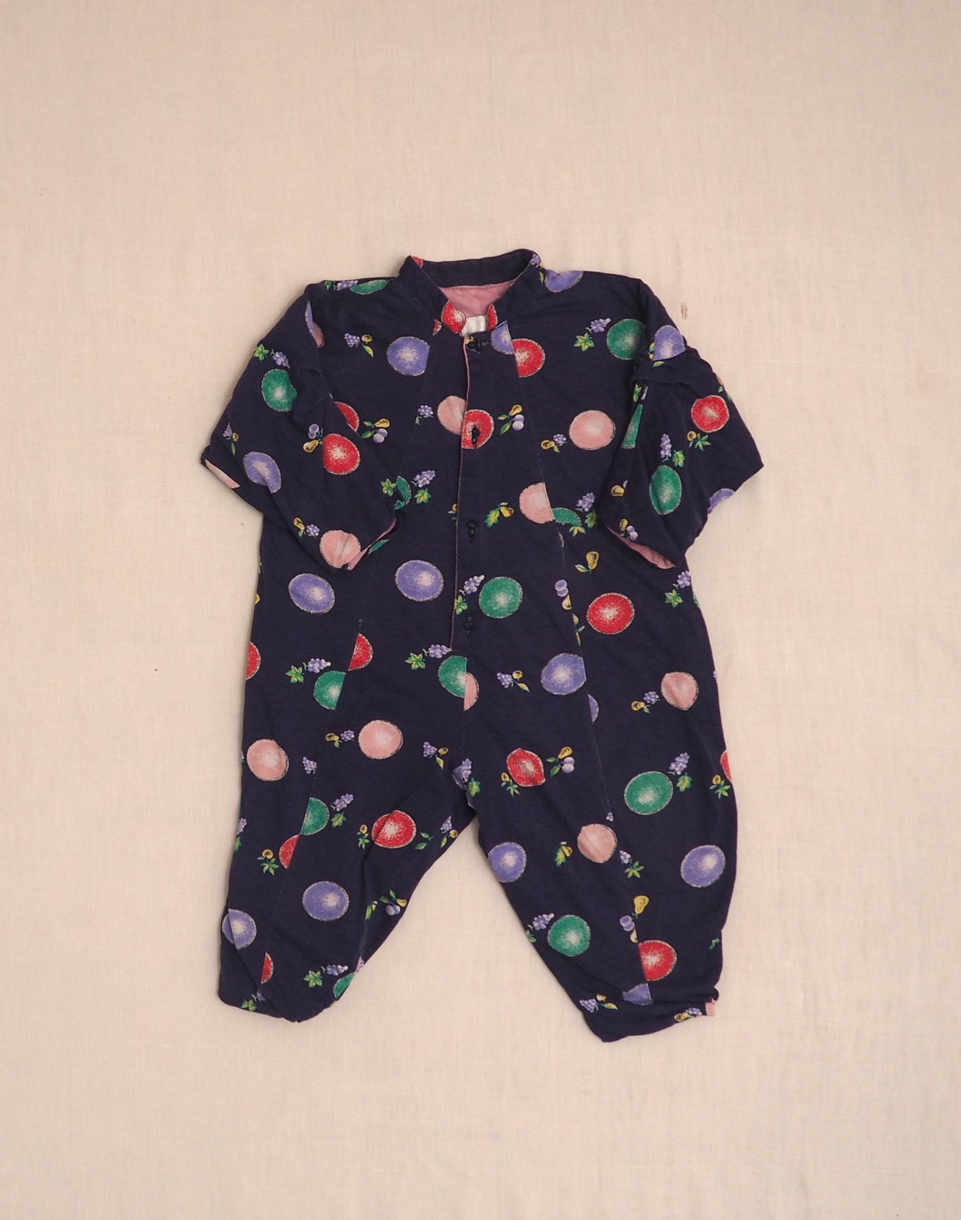 Floral fleece jumpsuit