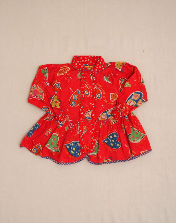 Shirt with hearts